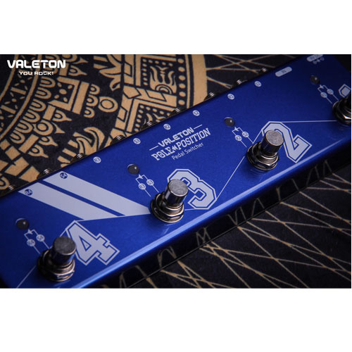 เอฟเฟ็คกีตาร์ไฟฟ้า Valeton Pole Position /4 Channels Pedal Switcher