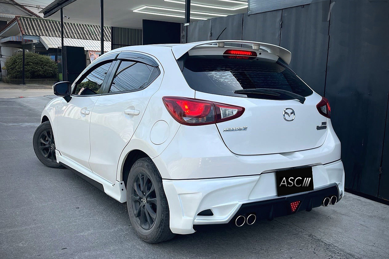 ชุดแต่ง Mazda2 2017 2018 2019 5 ประตู MAX, สเกิร์ตรอบคัน Mazda2 Skyactiv มาสด้า2 แต่งสวย ราคาไม่แรง