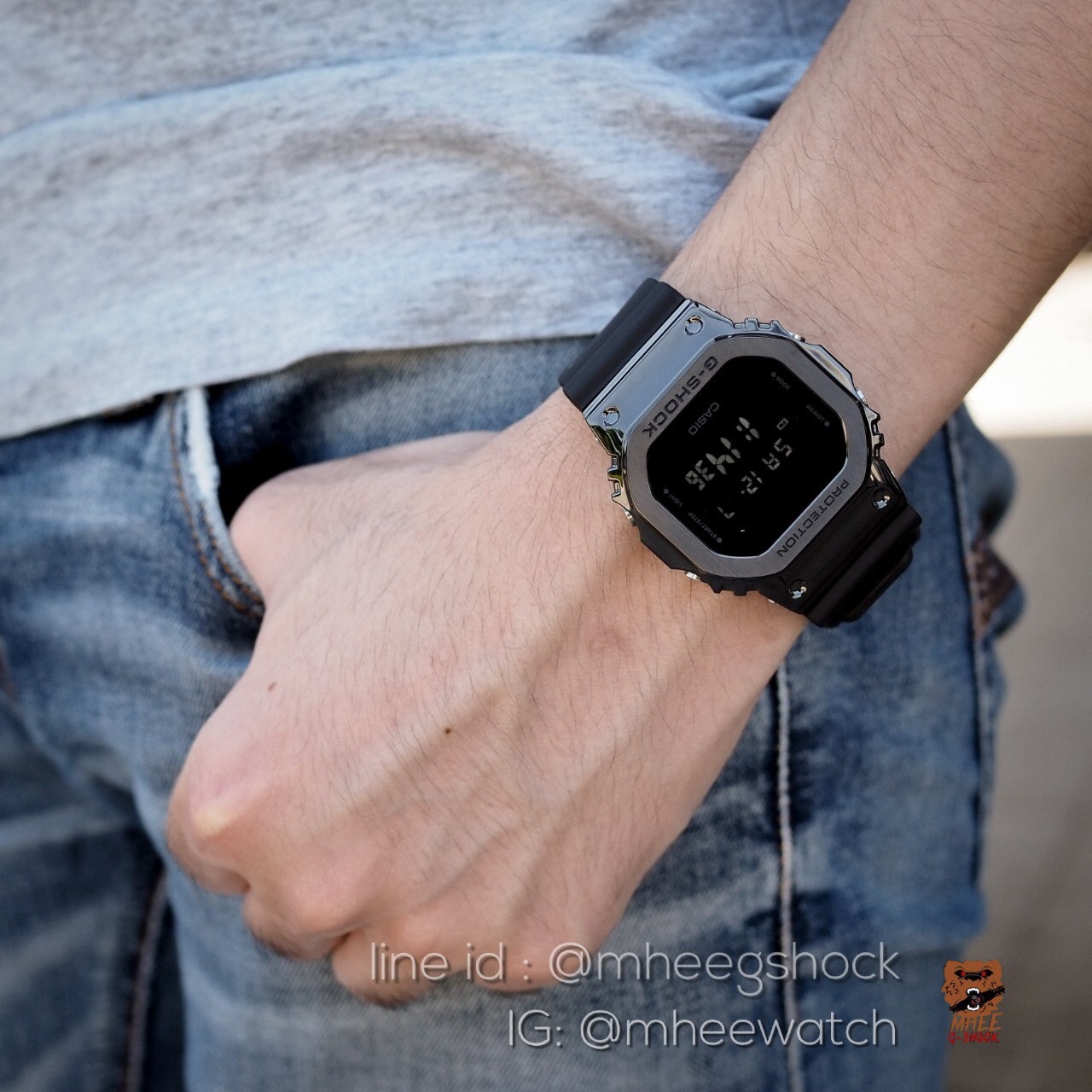 ยักษ์เล็ก Metal Face All Black GM-5600B-1 หายากมาก