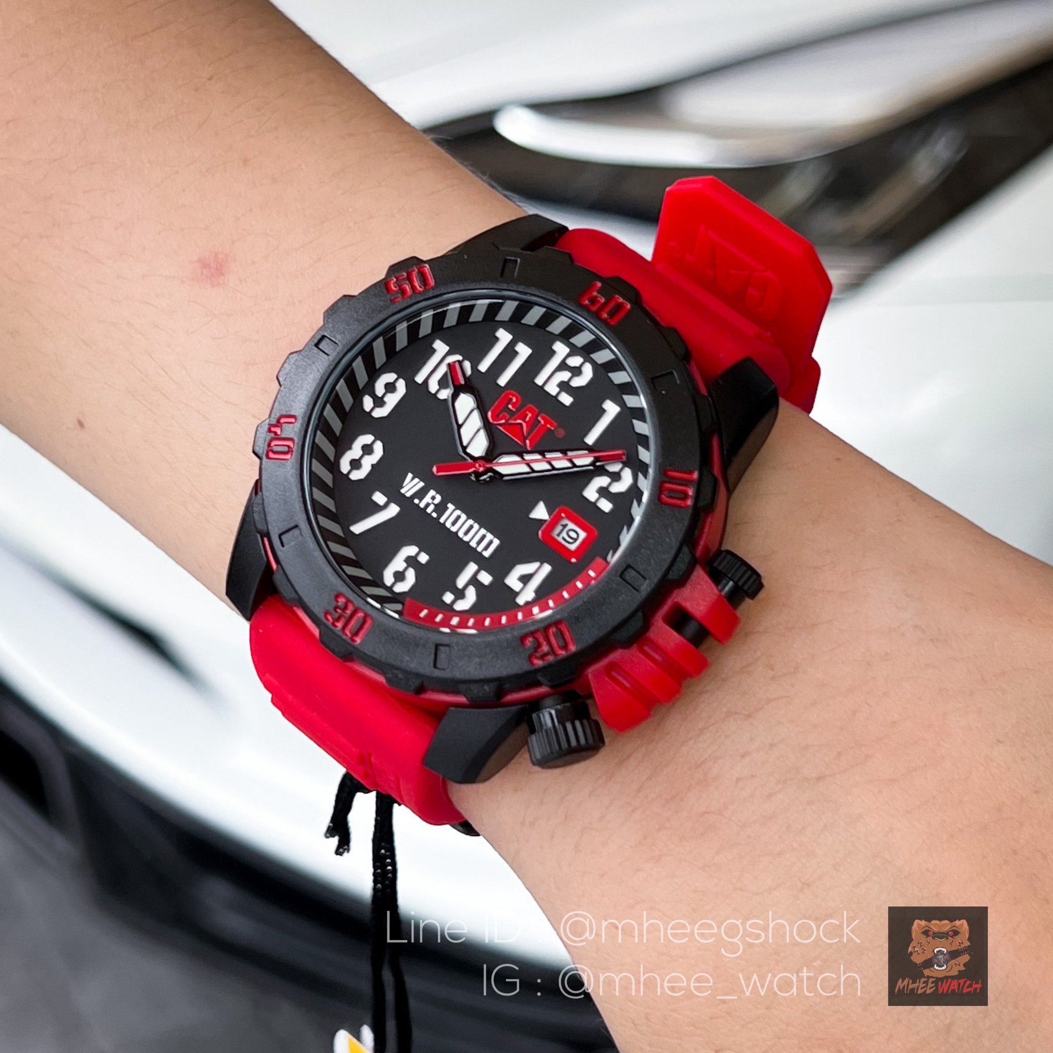 CAT Watch Red รุ่น Barricade แดง ของแท้ ประกัน ศูนย์