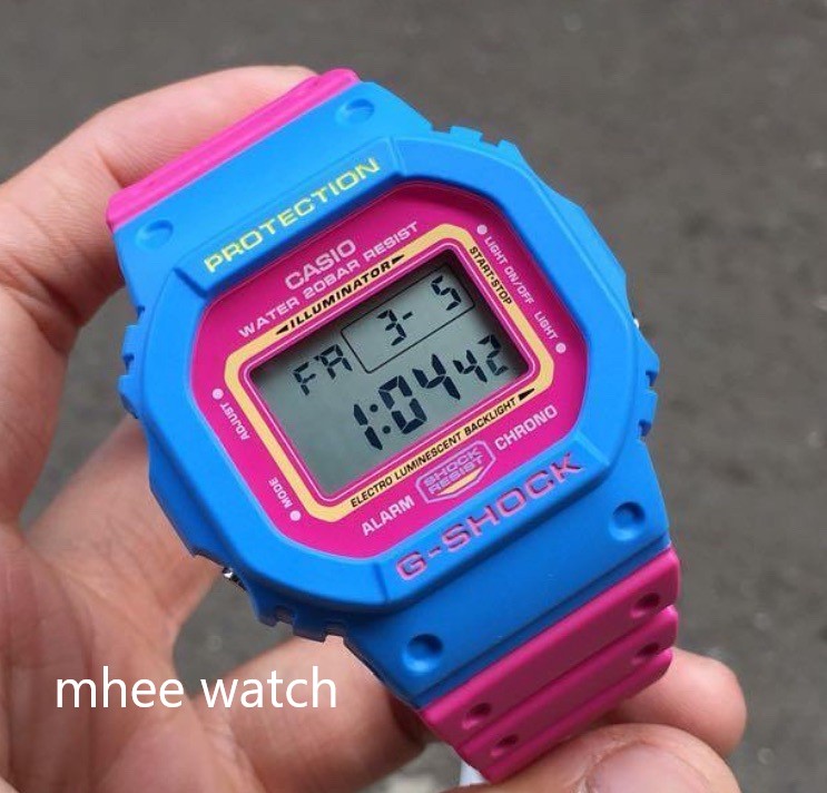 G-Shock Vintage Pink Blue คู่สีที่ลงตัวที่สุด ของแท้ ประกันศูนย์