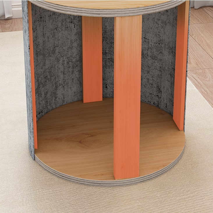 CT171D072 ZEITAKU สตูลโซฟา โซฟาใส่ของได้ เก้าอี้เครื่องแป้ง สตูลโซฟากลม