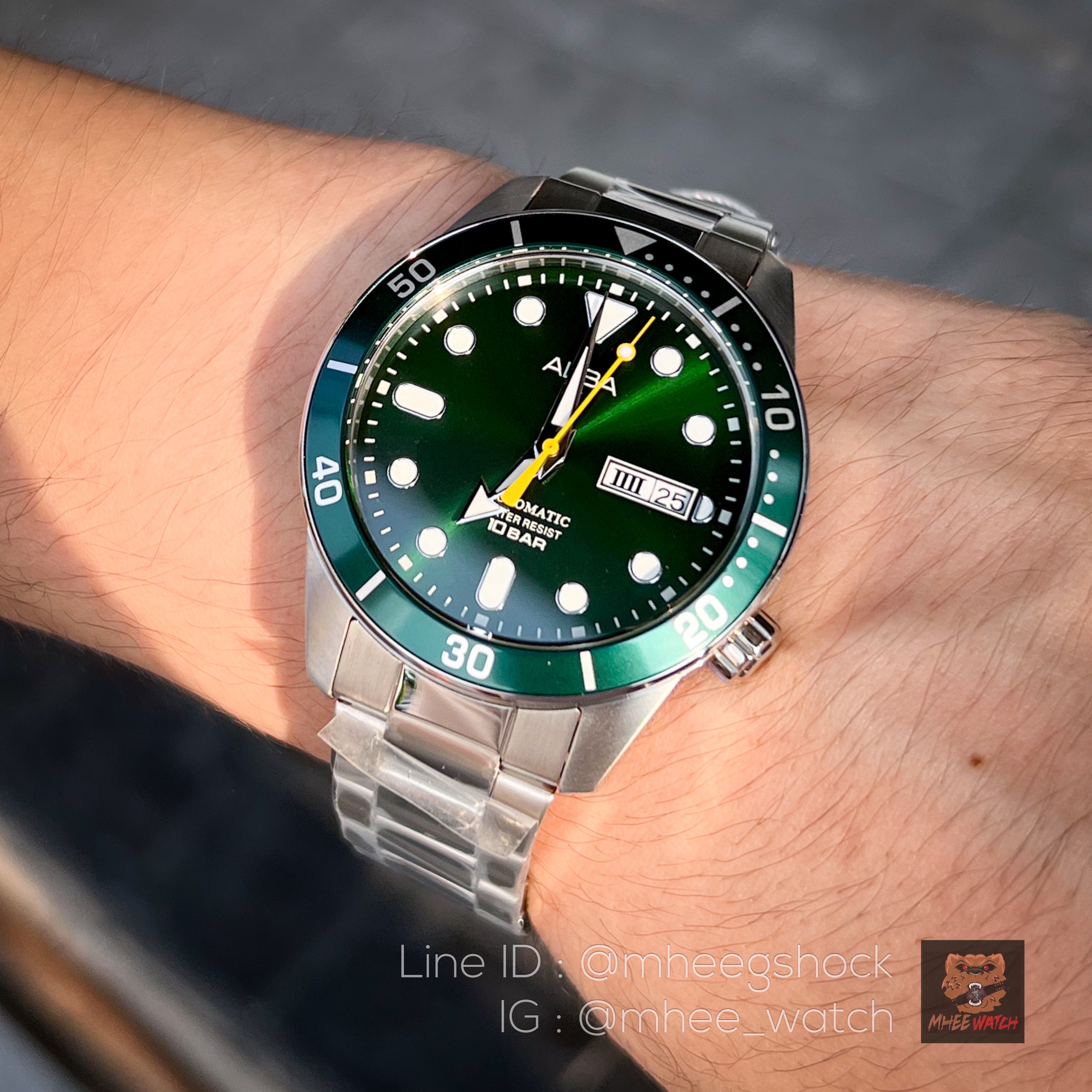 ALBA Hulk Submarine Silver Metal Strap
