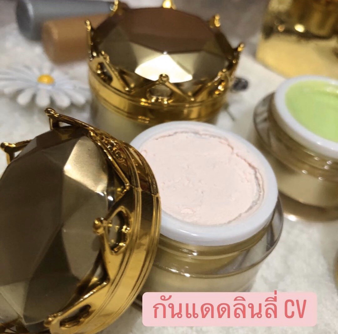 CS ขายส่ง ครีมกันแดด ซิลิโคน ซอฟ ลินลี่ สีชมพู เพิ่มคุณสมบัติปรับผิวขาวกระจ่างใส ขนาด 100 กรัม