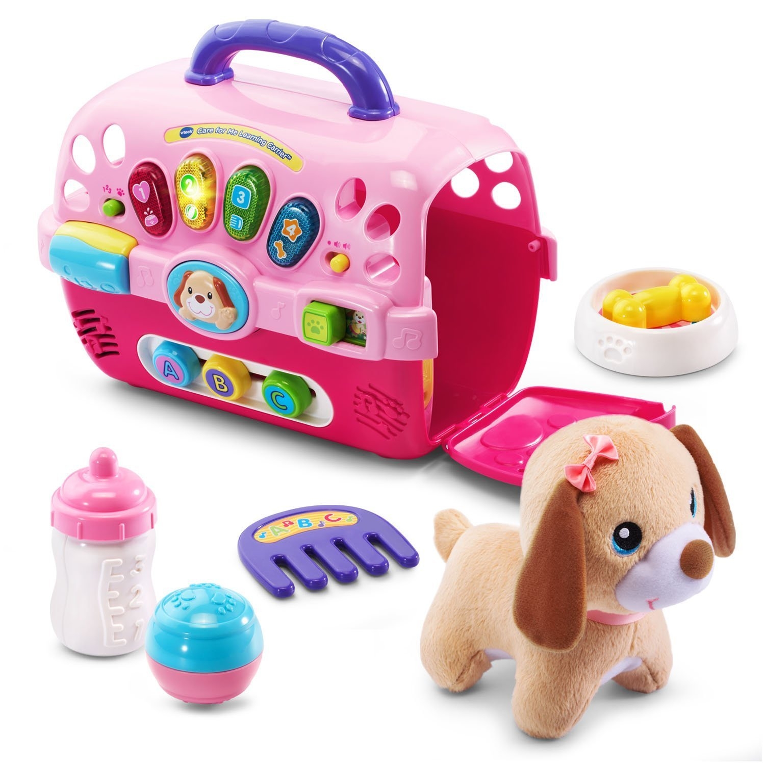 พร้อมส่ง VTech Care for Me Learning Carrier ของเล่นเสริมพัฒนาการ ตระกร้าเลี้ยงน้องหมา ส่งฟรี ems