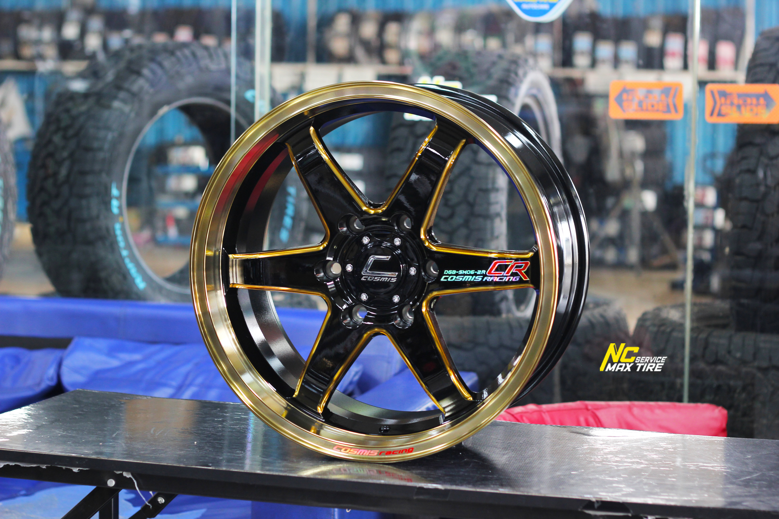 ล้อแม็กขอบ18 / Cosmis / DGB-SM06-2R / 18x9.0 6H139.7 ET35 / Extend tech / SUV / PPV