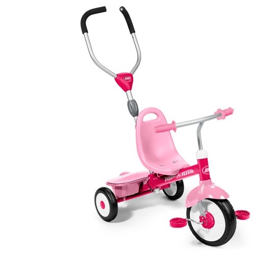 Radio Flyer 4 in 1 Trike Pink จักรยานสามล้อสุดคุ้ม ใช้ตั้งแต่เด็กเล็กถึงเด็กโต