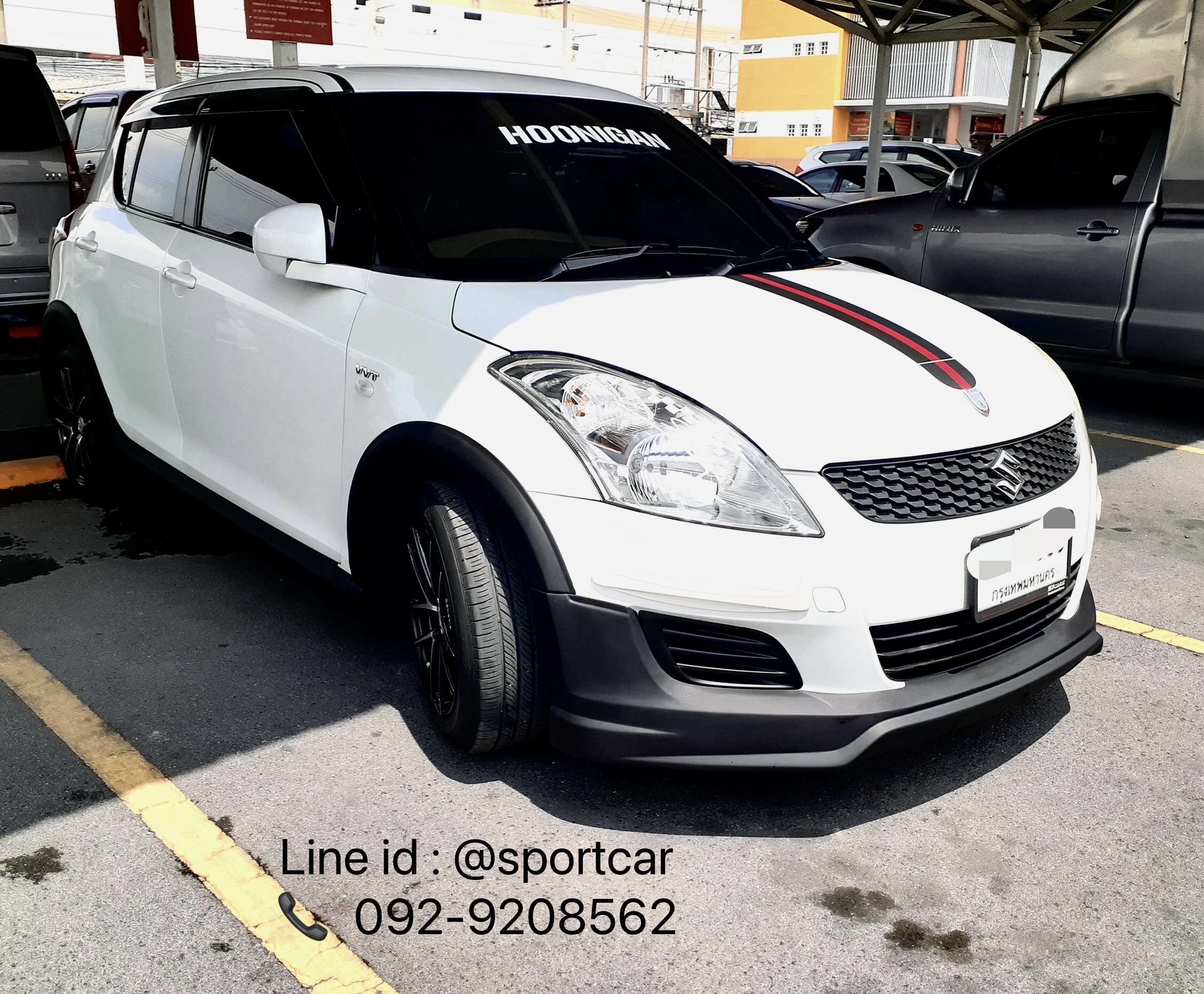 ชุดแต่ง swift 2012 2013 2015 Mini มีคิ้วล้อ ท่อคู่ สเกิร์ตรอบคัน suzuki swift แต่งสวย byแต่งรถTTS