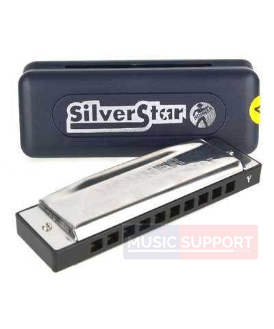 HOHNER Silver Star Harmonica In A ฮาร์โมนิก้า (เม้าส์ออแกน)