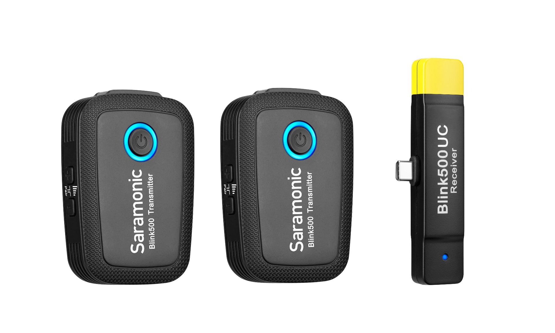 Saramonic Blink500 B6 ไมโครโฟนไร้สาย คลื่น2.4GHz สำหรับอุปกรณ์ที่รองรับType-C (1 ตัวรับ 2 ตัวส่ง)