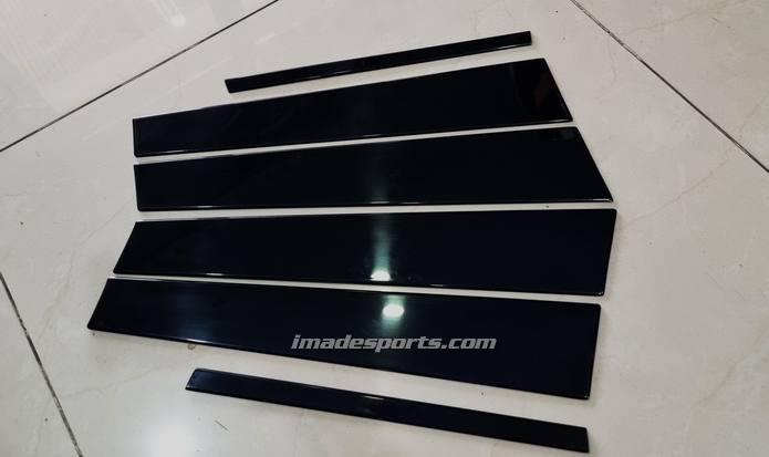 เสาประตู Accord G8 2008-2012 สีดำ (เนื้องาน Black stainless)