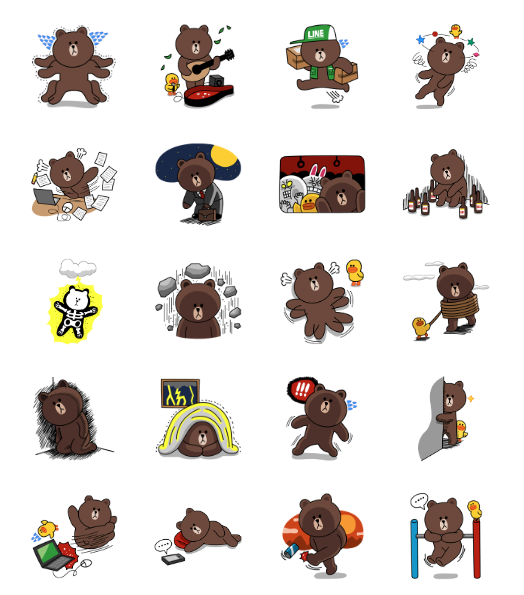 ขายสติกเกอร์ไลน์ Brown: Special Edition