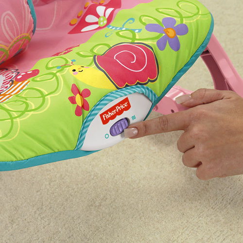 Fisher Price Girls Infant to Toddler Rocker เปลโยก มีระบบสั่น ปรับเป็นเก้าอี้ได้ คุ้มมาก
