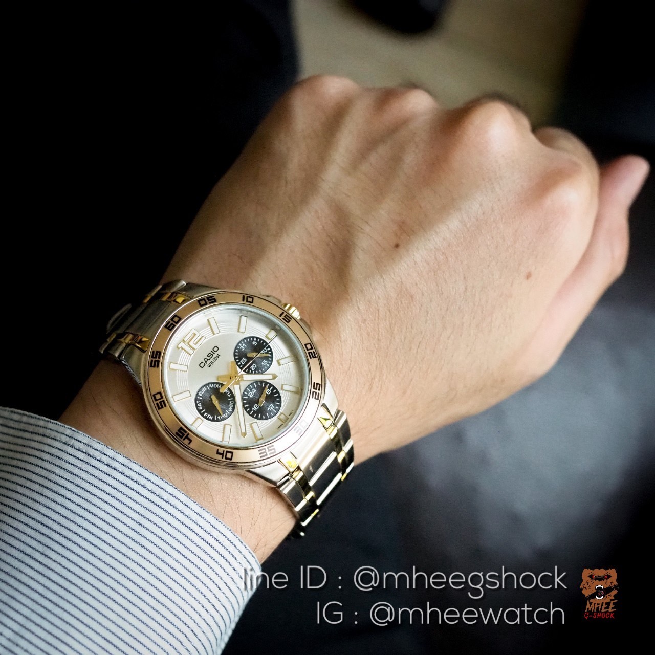 Casio Daytona หน้าแพนด้า