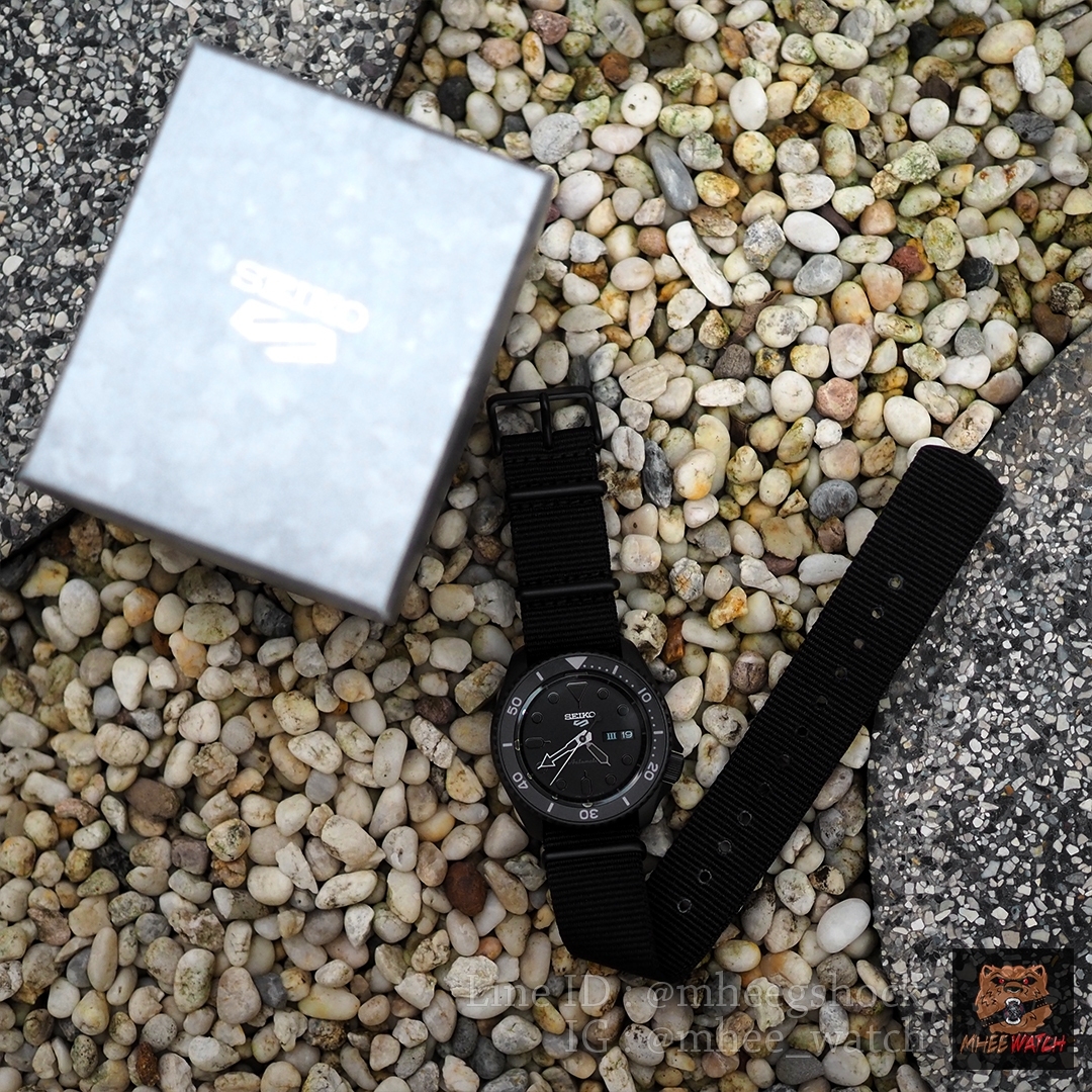 SEIKO Sport Automatic New Logo Super Black OUT JDM JAPAN SET SBSA025 very rare item discontinued