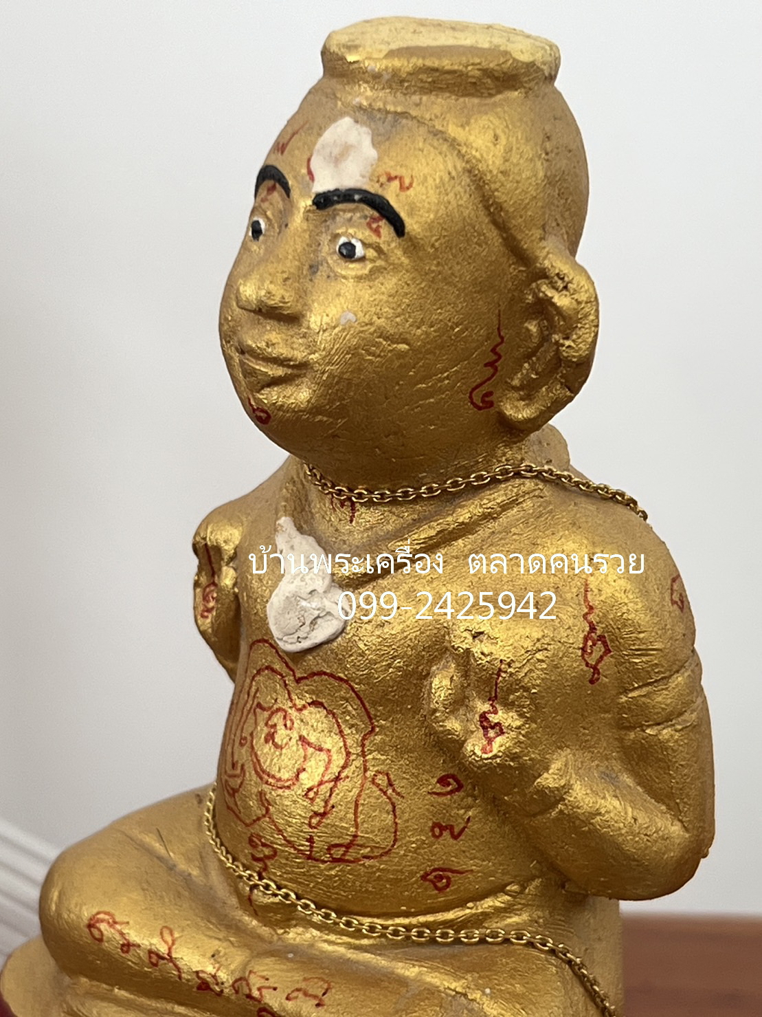 กุมารทอง หลวงพ่อแย้ม วัดสามง่าม จ.นครปฐม.. รุ่นสร้างเจดีย์ พิมพ์ใหญ่ ปี๒๕๕๒