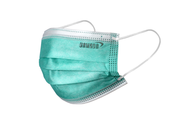 หน้ากากอนามัยสีเขียว YAMADA SAFETY FIRST รุ่น 3030 ( มีจำนวน 5 ชิ้น / แพ็ค )