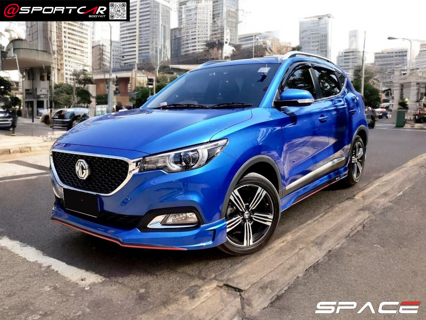 ชุดแต่ง MG ZS 2018 2019 ทรง SPACE - MG ZS แต่งสวย MG ZS แต่งดุ MG ZS แต่งซิ่ง ชุดแต่งรอบคัน สเกิร์ตรอบคัน สปอยเลอร์ อุปกรณ์ตกแต่ง MG ZS