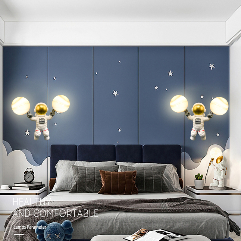 CT169A116 SOTMIA โคมไฟติดหัวนอน โคมไฟติดผนัง ไฟอวกาศ ไฟมนุษย์อวกาศ โคมไฟแต่งห้องเด็ก โคมไฟ