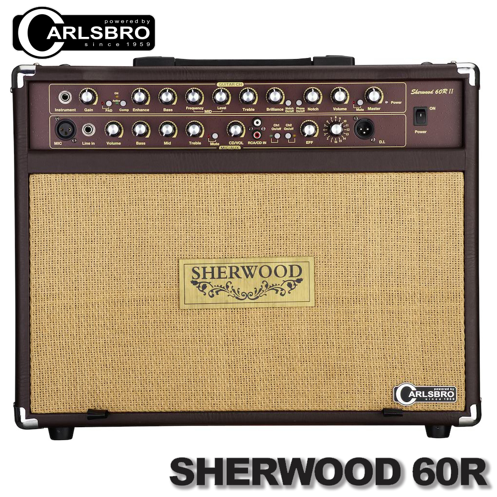 แอมป์กีตาร์โปร่ง carlsbro sherwood 60R
