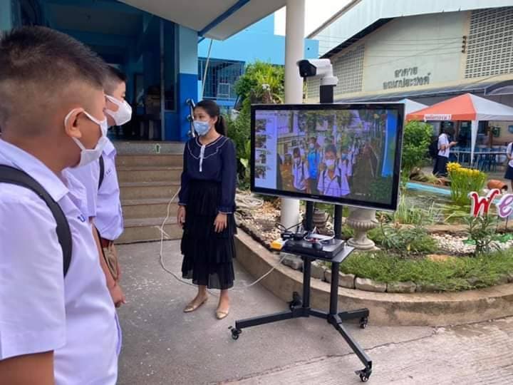 ชุดกล้องตรวจจับความร้อน Hikvision Thermal Camera โซลูชั่นตรวจวัดอุณหภูมิร่างกาย รองรับการตรวจจับใบหน้าด้วยระบบ AI กล้องตรวจวัดอุณหภูมิ