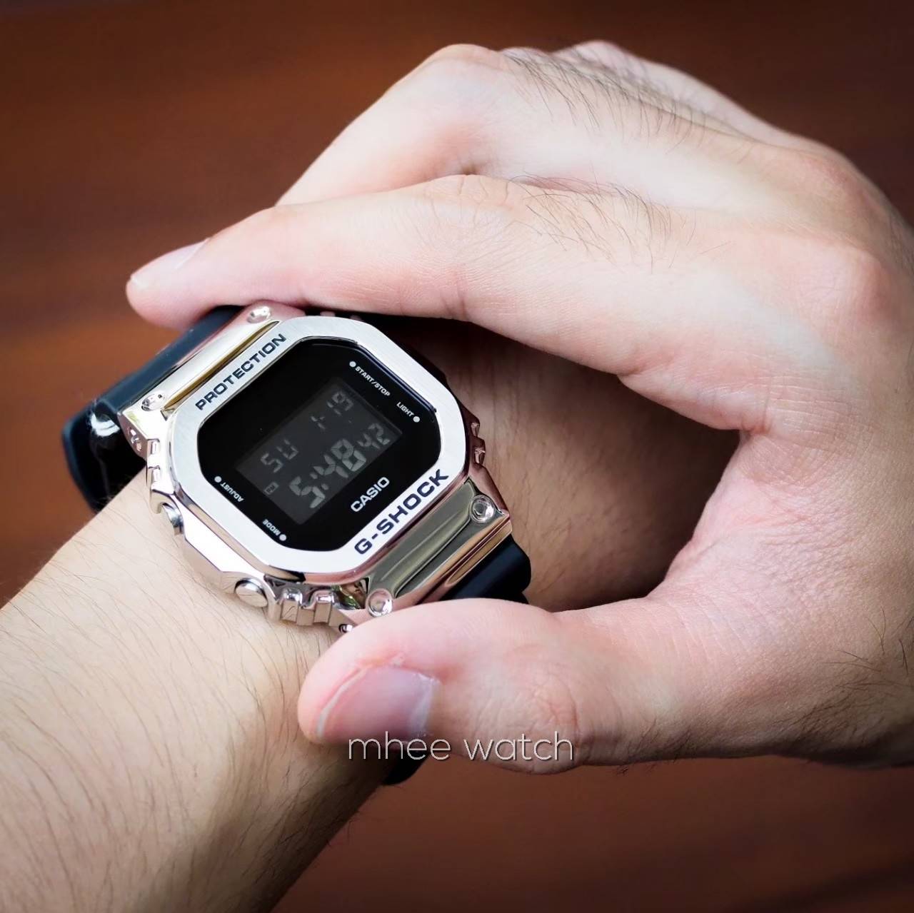 G-SHOCK Metal Face Silver Color Luxury Street GM-5600-1