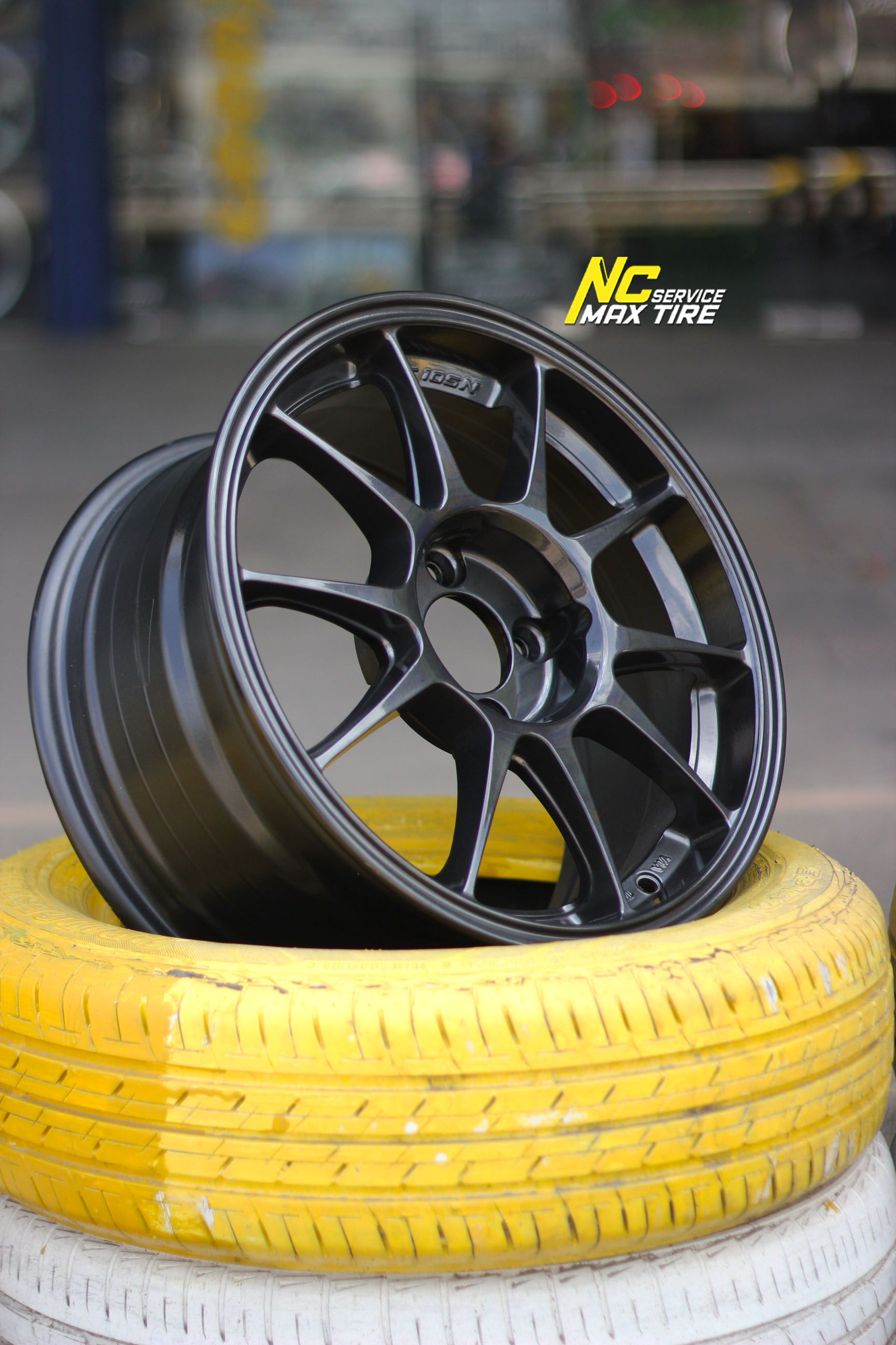 ล้อแม็กขอบ15 / WedsSport / TC105N / 15x7.0 4H100 ET35 / ล้อแม็กสีเทากัล