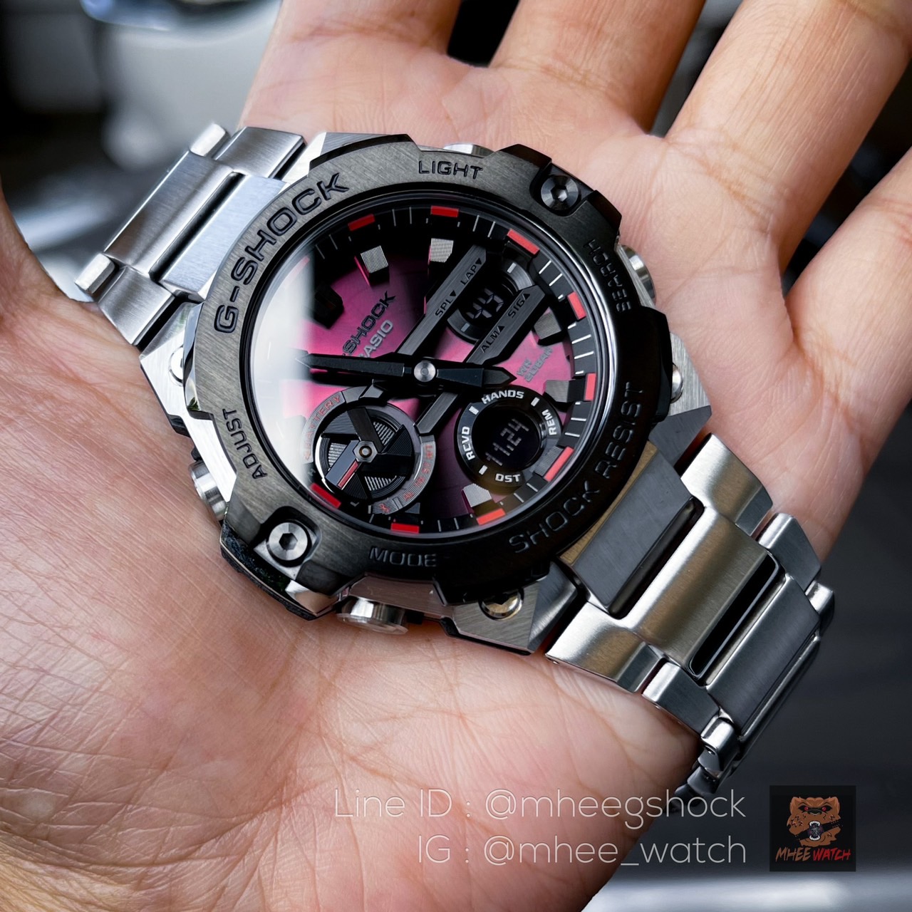 G-Steel Bluetooth Carbon Core Guard Red Wine GST-B400AD-1A4 รุ่นใหม่ล่าสุด
