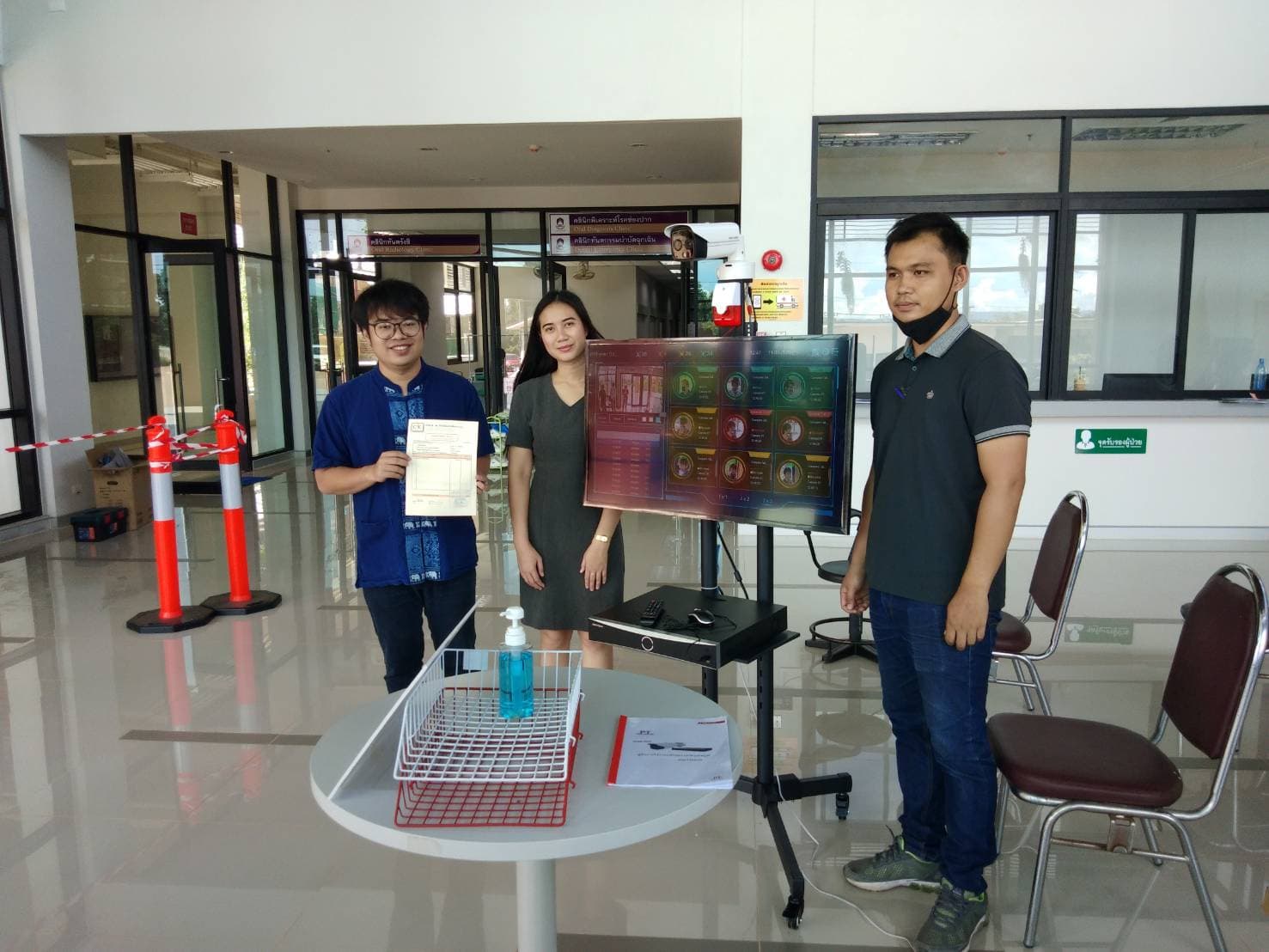 ชุดกล้องตรวจจับความร้อน Hikvision Thermal Camera โซลูชั่นตรวจวัดอุณหภูมิร่างกาย รองรับการตรวจจับใบหน้าด้วยระบบ AI กล้องตรวจวัดอุณหภูมิ