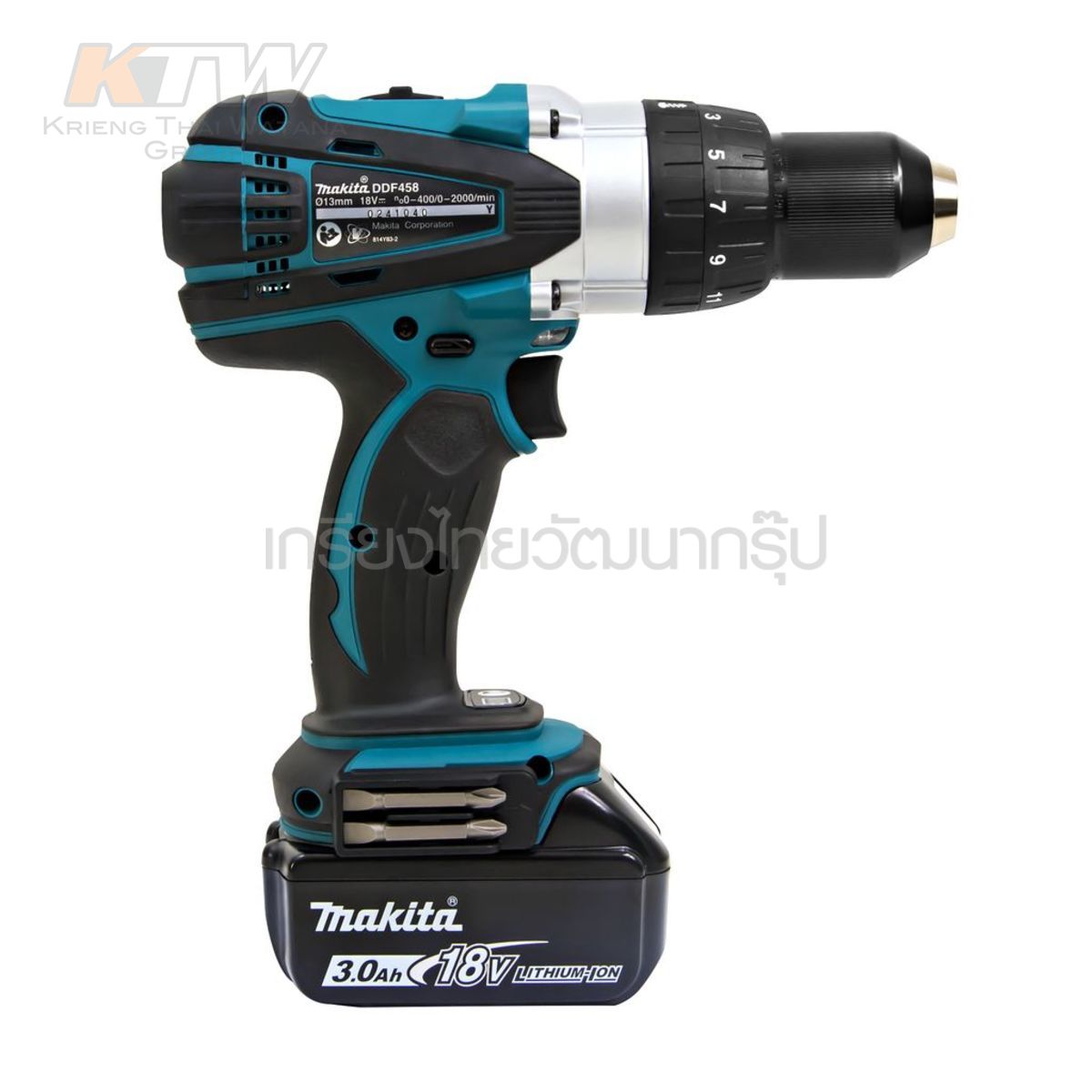 MAKITA สว่านไขควงไร้สาย(งานหนัก) ขนาด 18V รุ่น DDF-458RFE
