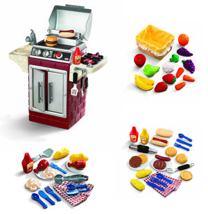 Little Tikes Backyard Barbeque Get Out 'n' Grill Bundle