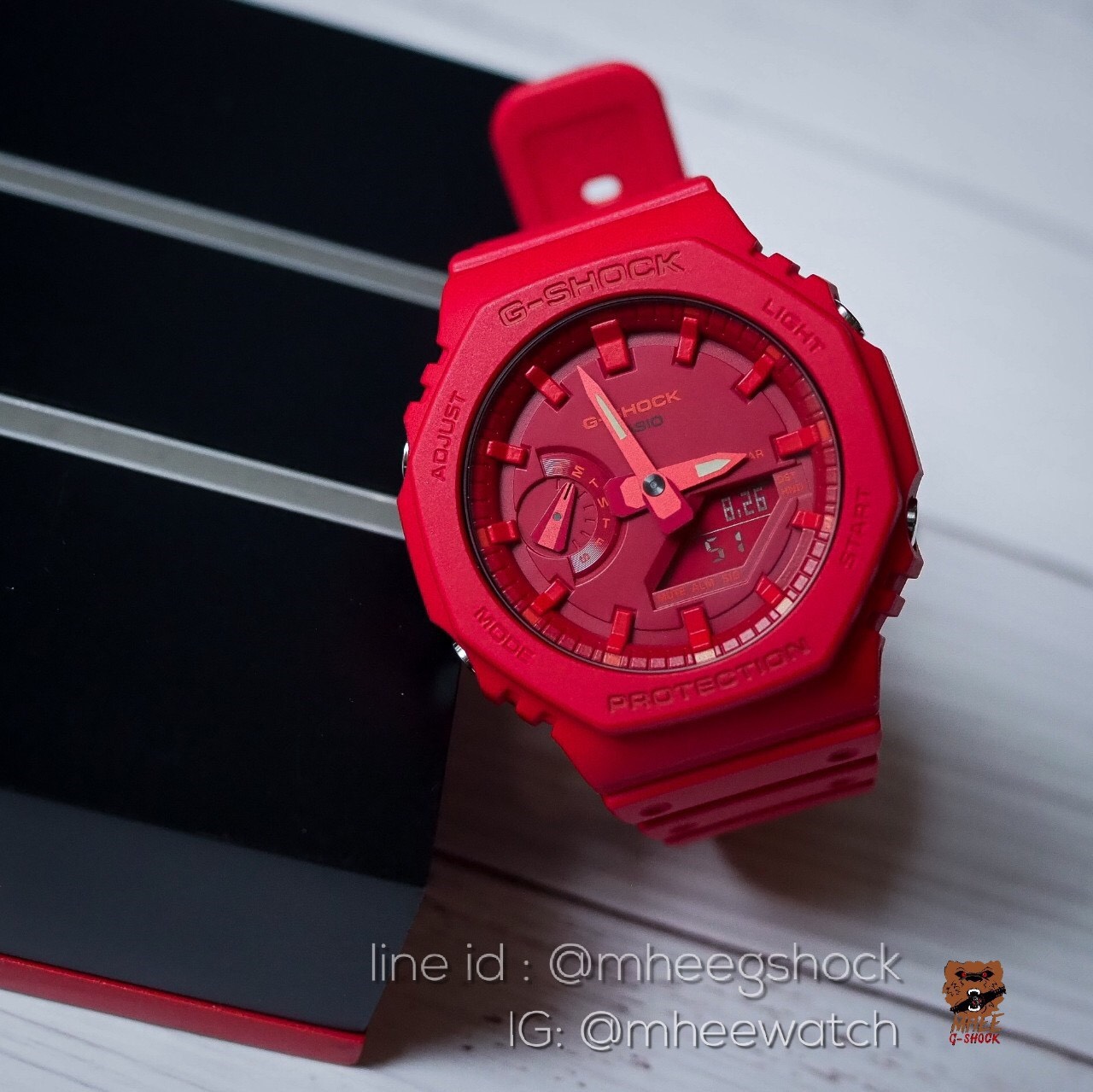 G-shock Ga-2100-4 red carpet all in red