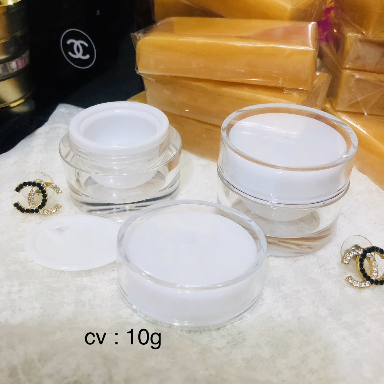 ขายส่ง ปลีก บรรจุภัณฑ์ กระปุกครีม พาสติก เกรด A ทรงกลม ขนาด10 g