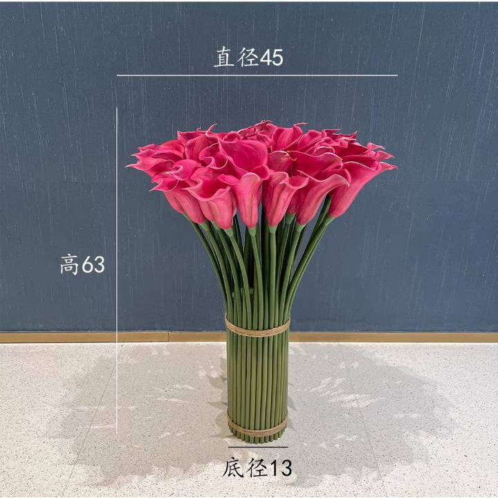 CT182E027 DECHOME ดอกไม้ Calla Lily ดอกไม้ปลอม ดอกไม้ตกแต่งโต๊ะ ดอกไม้ตกแต่งบ้าน