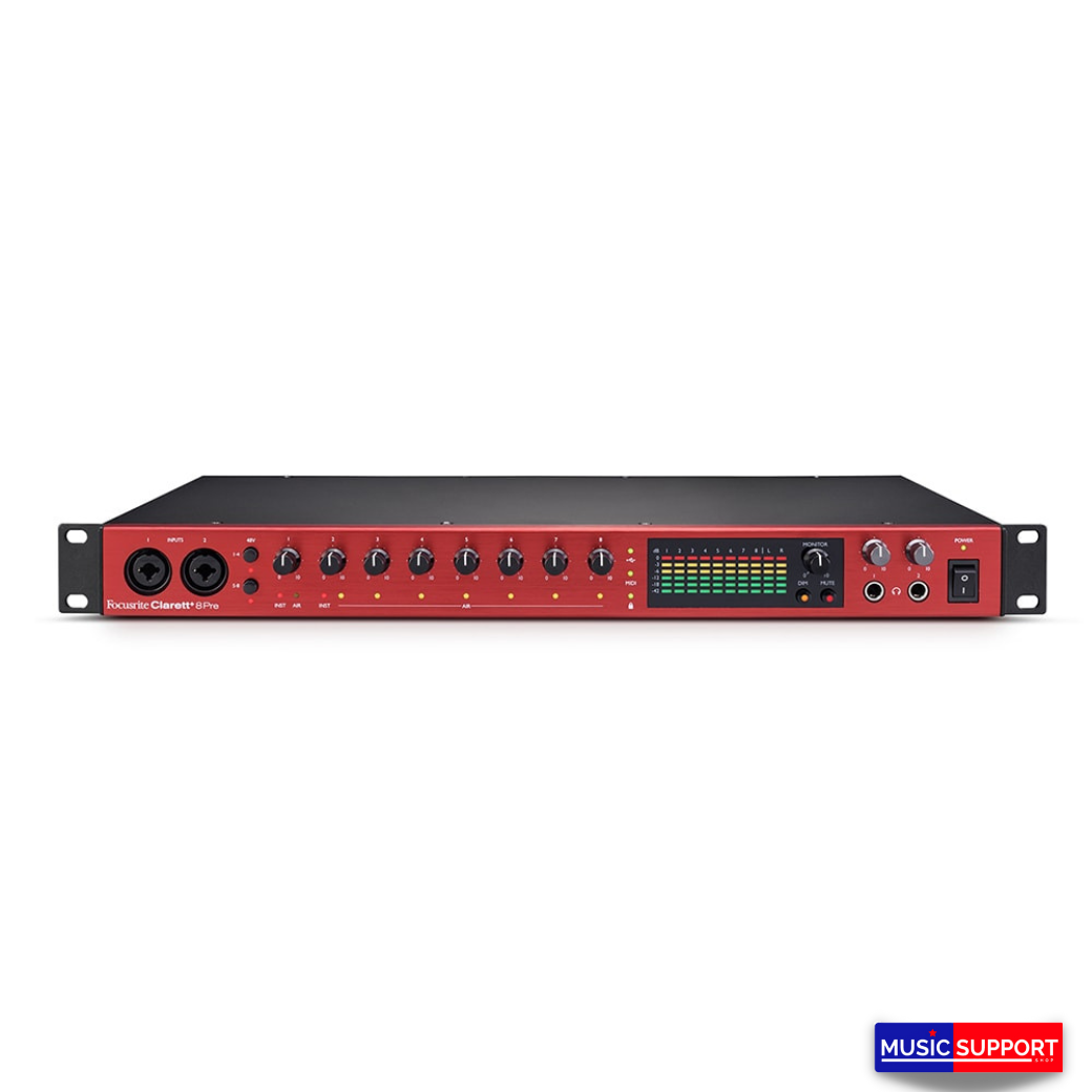Focusrite Clarett+ 8Pre USB Type-C Audio/MIDI Interface