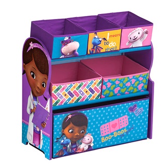 Delta Disney Doc McStuffins Multi-Bin Toy Organizer, Blue