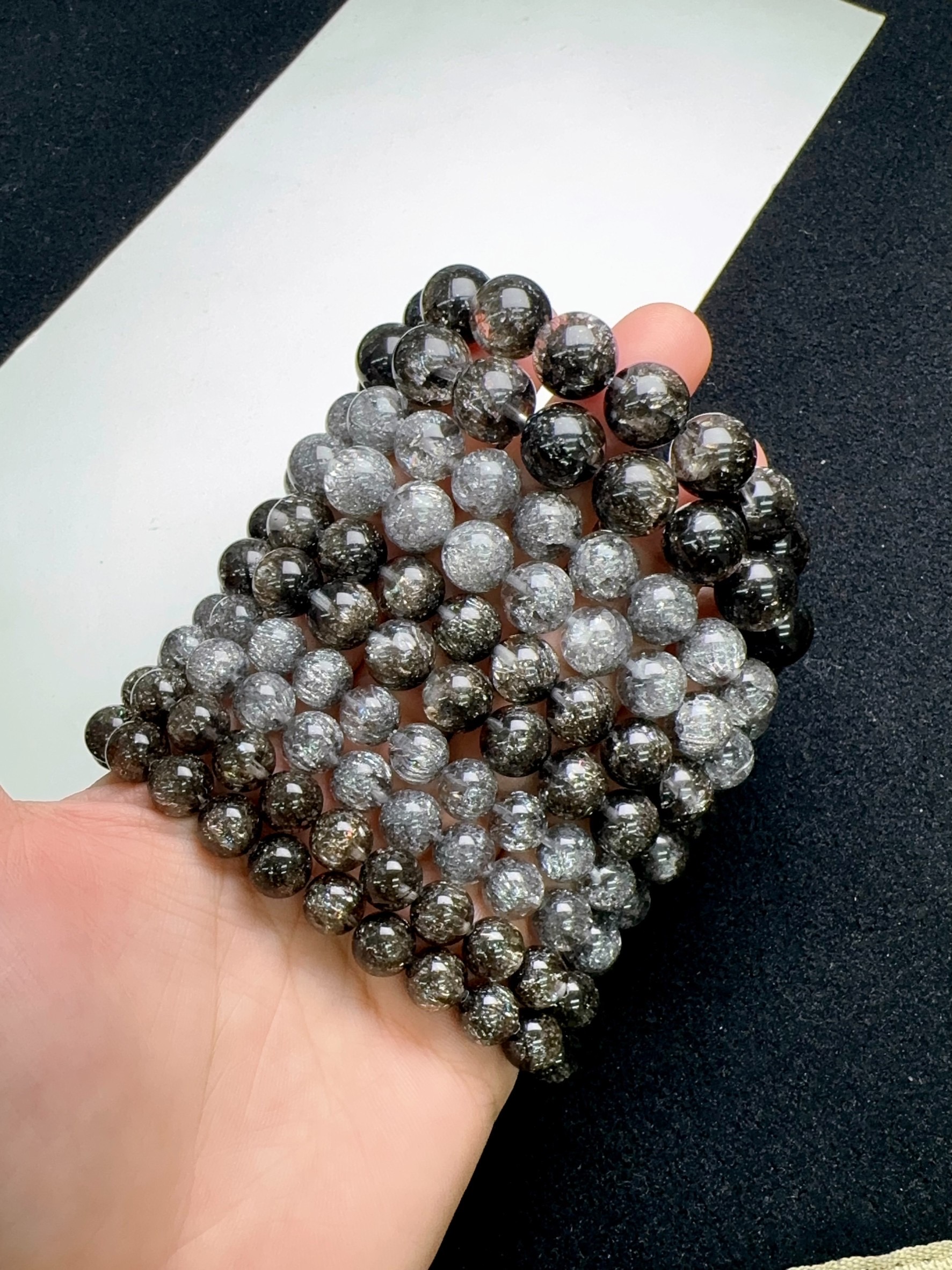 🩶ซิลเวอร์ แทนเจอรีนควอตซ์ Silver Tangerine Quartz