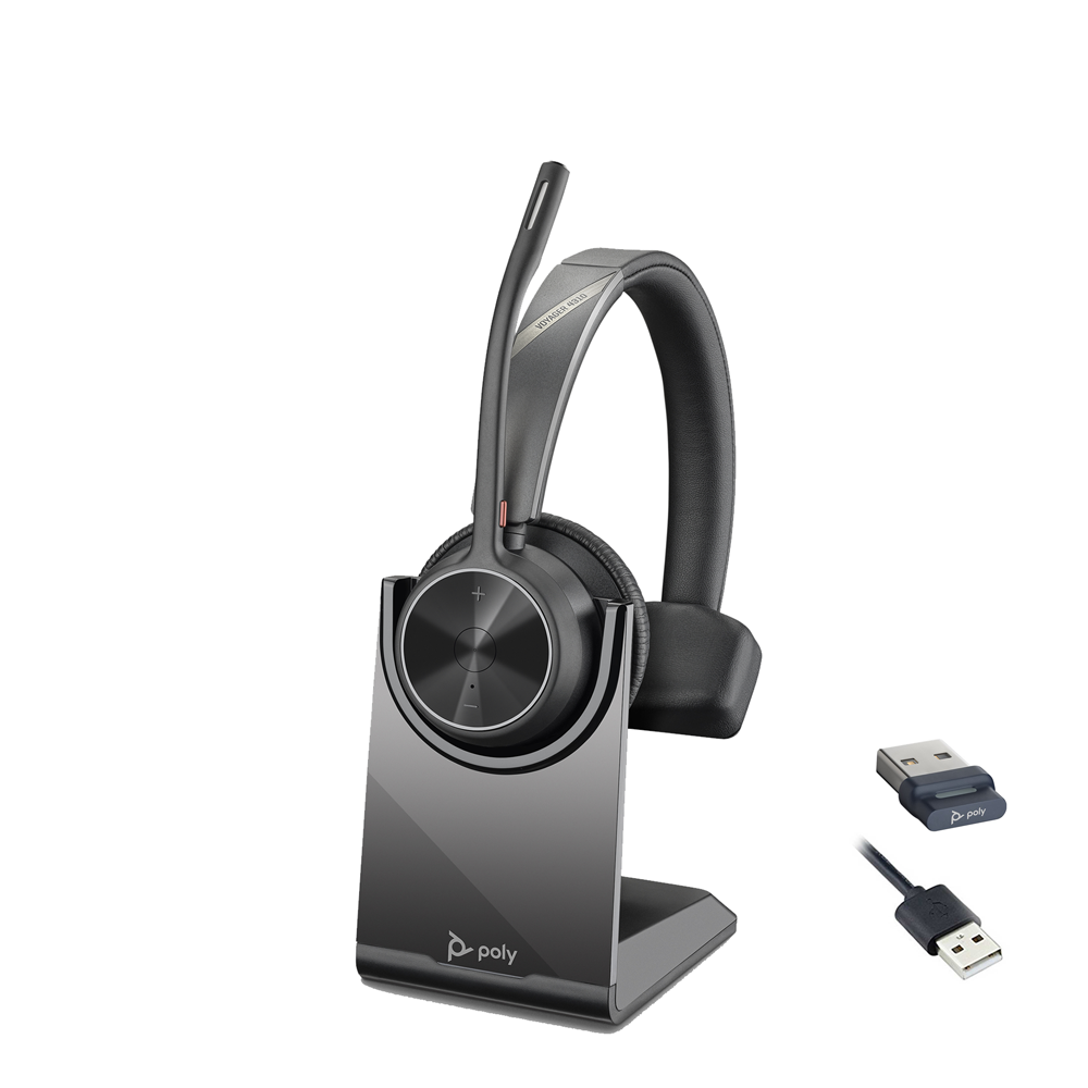 POLY VOYAGER FOCUS 2 UC USB-C WIRELESS HEADSET MICROSOFT CERTIFIED