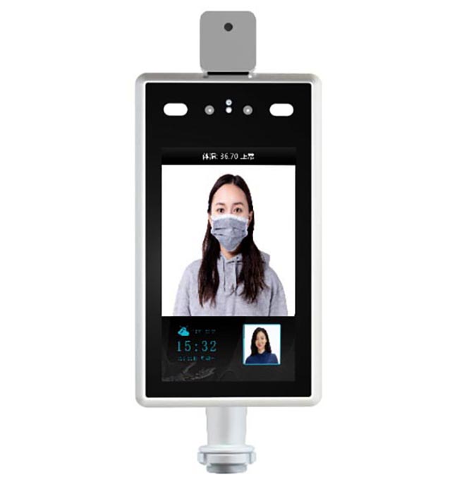 WAC HM43 Face Recognition Thermo Scan Access Control เครื่องวัดไข้แบบ 3 in 1 สแกนใบหน้า+วัดไข้+ควบคุมการปิดเปิดประตูอัตโนมัติ ในเครื่องเดียวกัน รับประกันศูนย์ไทย 1 ปี : ถ้าเครื่องตรวจมีไข้ ประตูจะปิดไม่ให้เดินผ่าน ถ้าเครื่องตรวจไม่มีไข้ ประตูจะเปิดให้เดิน
