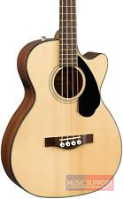 กีต้าร์โปร่งเบสไฟฟ้า Fender cb-100ce acoustic bass nat