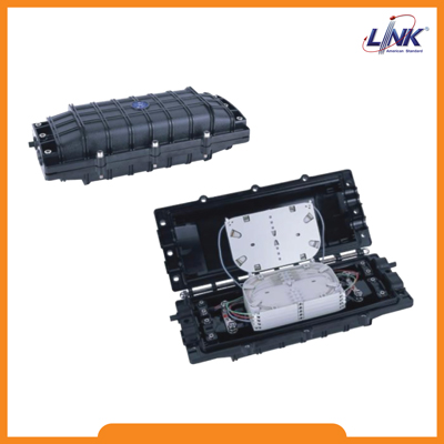 UF-3042A 24 Core Fiber Optic Splice Closure, Horizontal Type with 2 Tray (12F)