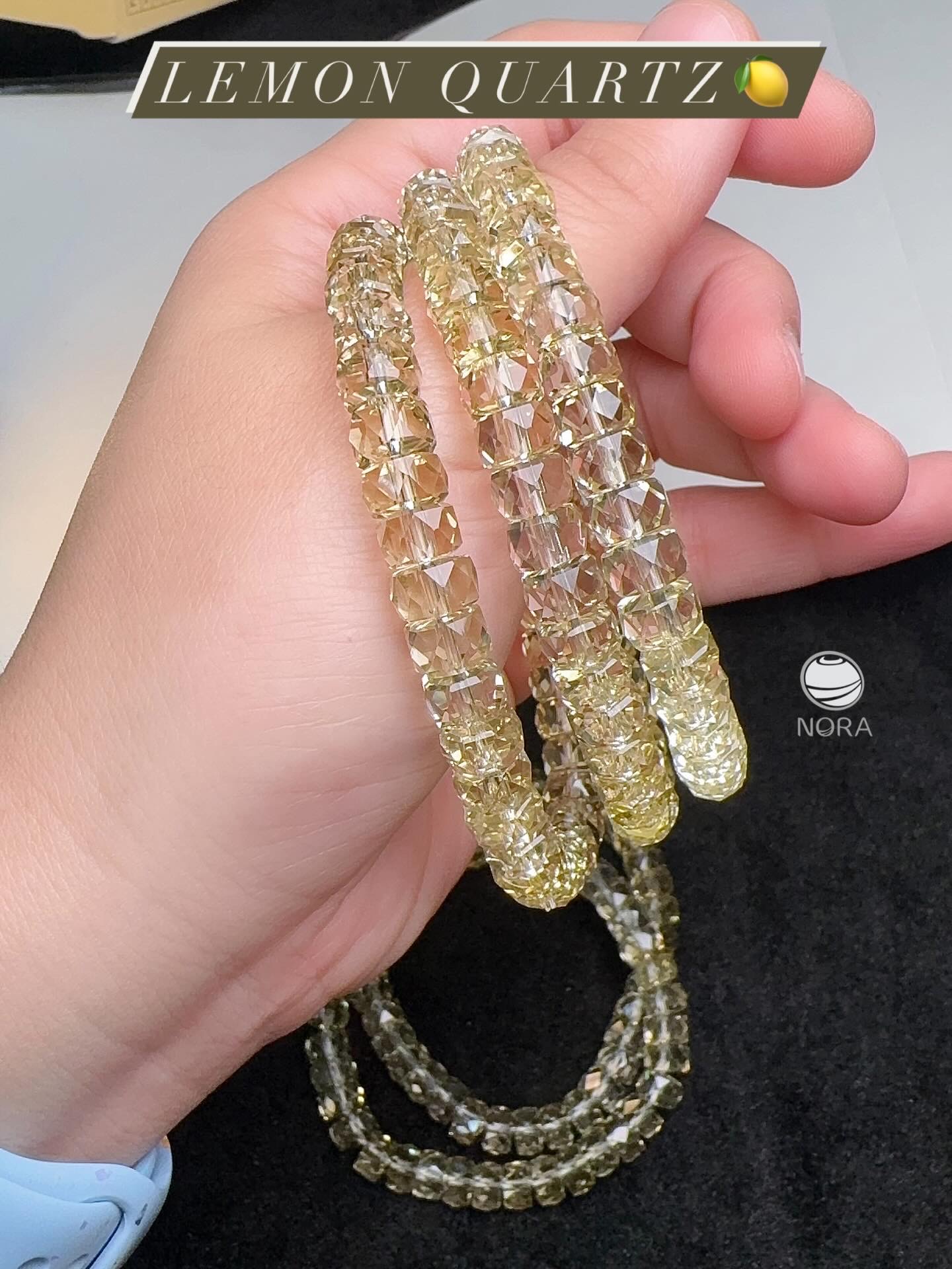 🍋พลอยเลมอนควอตซ์ (Lemon Quartz) AAAAA++ ดีที่สุด พรีเมี่ยม