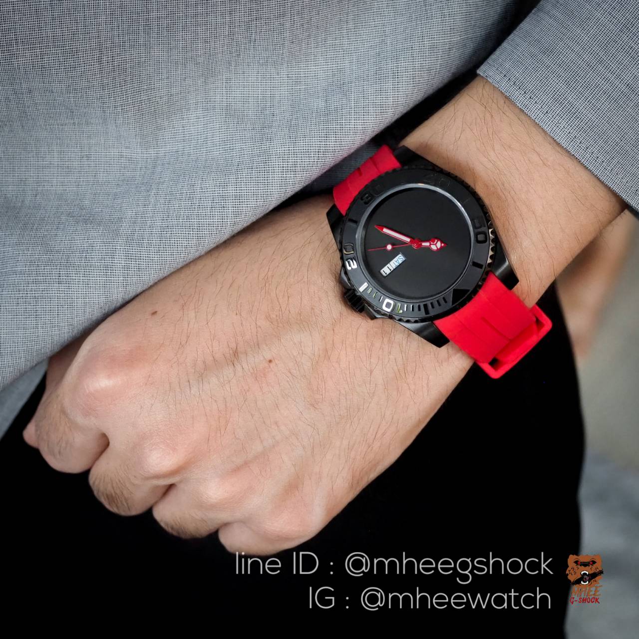 Seiko Modify Red Black Edition