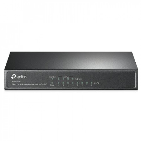 tp-link TL-SF1008P 8-Port 10/100Mbps, Desktop Switch with 4-Port PoE+