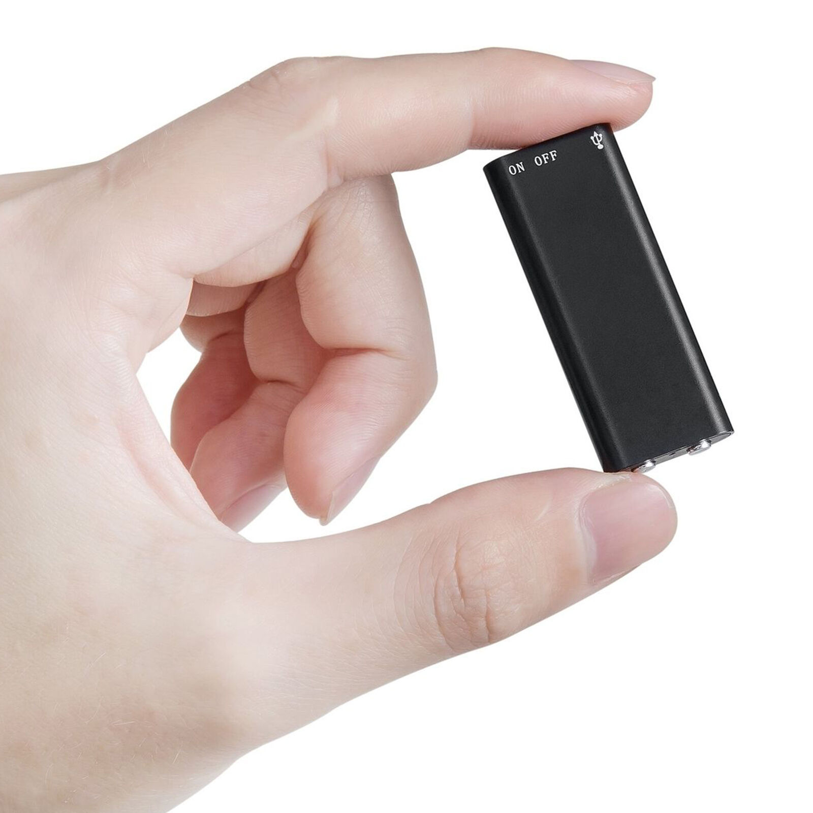 เครื่องบันทึกเสียงจิ๋ว รุ่น SK-892 ความจุ 8 GB มีโหมดตรวจจับเสียงแล้วบันทึกเสียงได้ ชาร์จหนึ่งครั้งแบตเตอรี่อยู่ได้นาน 15 ชั่วโมง
