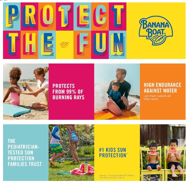 สเปรย์กันแดด บานาน่าโบ๊ท Banana Boat Kids MAX Protect & Play Sunscreen Spray SPF 100