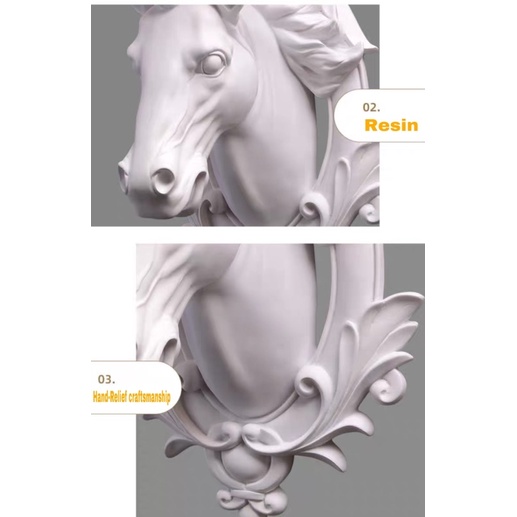 CT083A044 SOTMIA โคมไฟติดผนังหัวม้า #โคมไฟหัวม้า horse wall lamp โคมไฟหัวเตียง เสริมฮวงจุ้ย