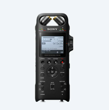 เครื่องบันทึกเสียง SONY Linear PCM D ซีรีส์ D10 ไม่ว่าจะเป็นการทำงานในสตูดิโอ การแสดงสด หรือการสัมภาษณ์ในภาคสนาม บันทึกเสียงได้ทั้งหมดด้วยคุณภาพไร้ที่ติด้วยเครื่องบันทึกเสียงแบบพกพา PCM-D10