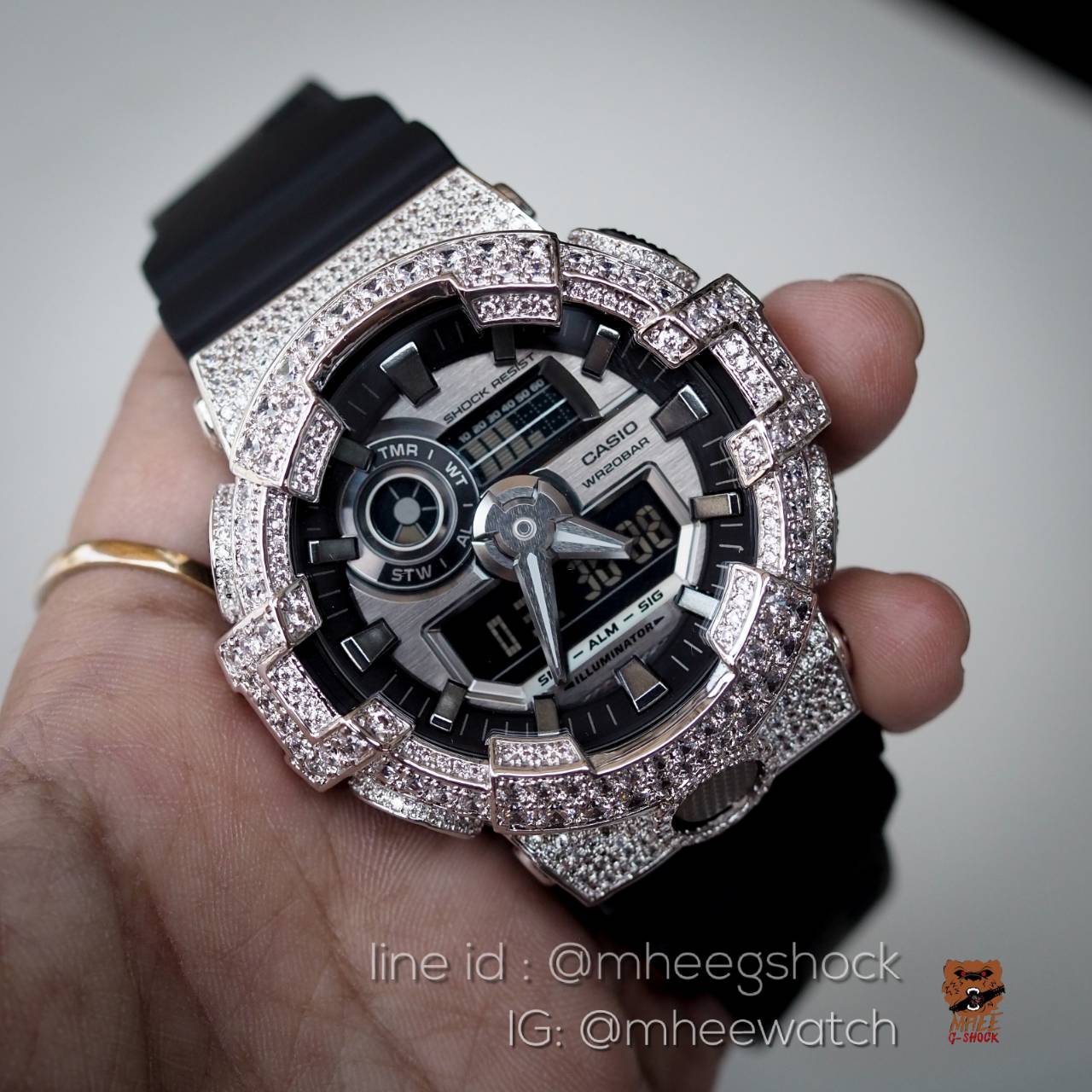 G-Shock Bling Silver รุ่น GA-710