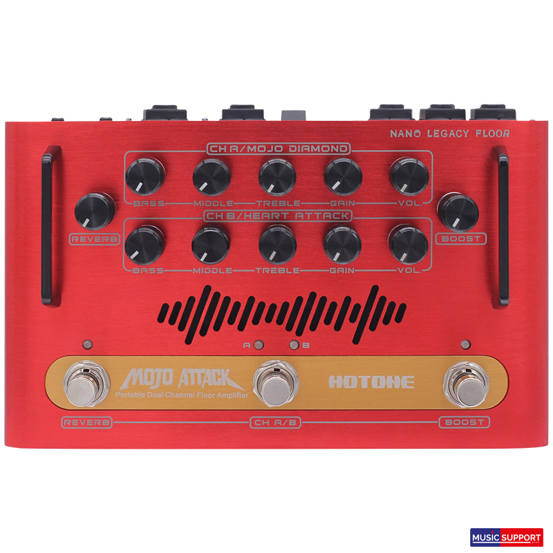 Hotone Mojo Attack Portable Dual Channel Floor Amplifier